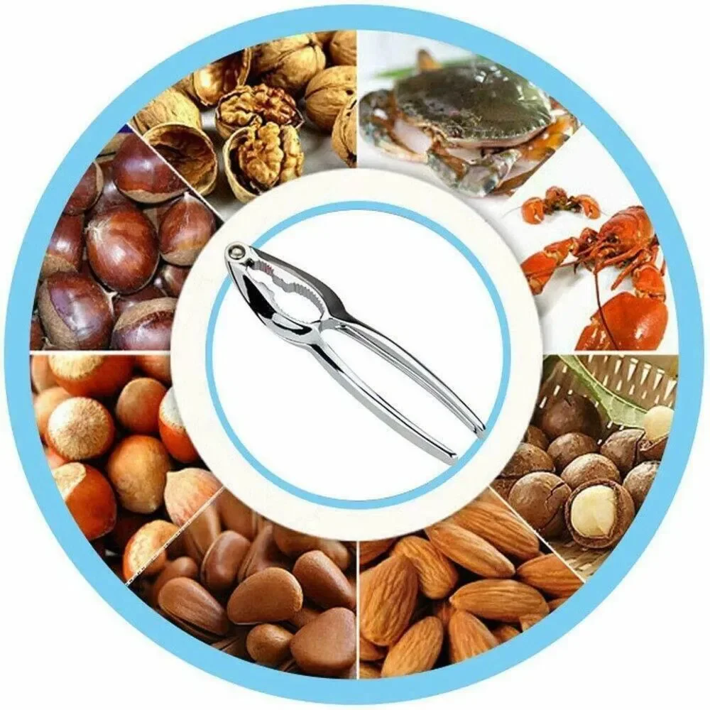 5‑Pack Crab Leg / Crab Claw Crackers – Stainless Steel – Modern Style